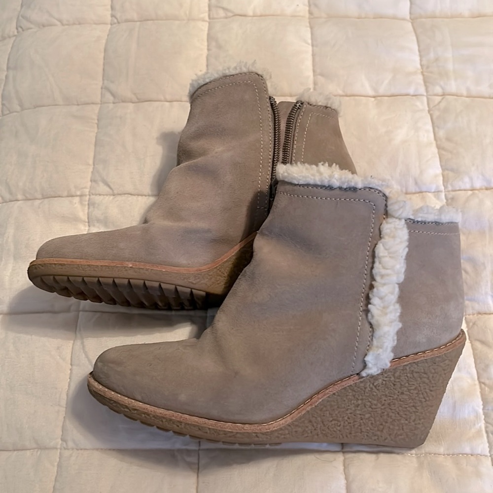 Cole Haan suede booties